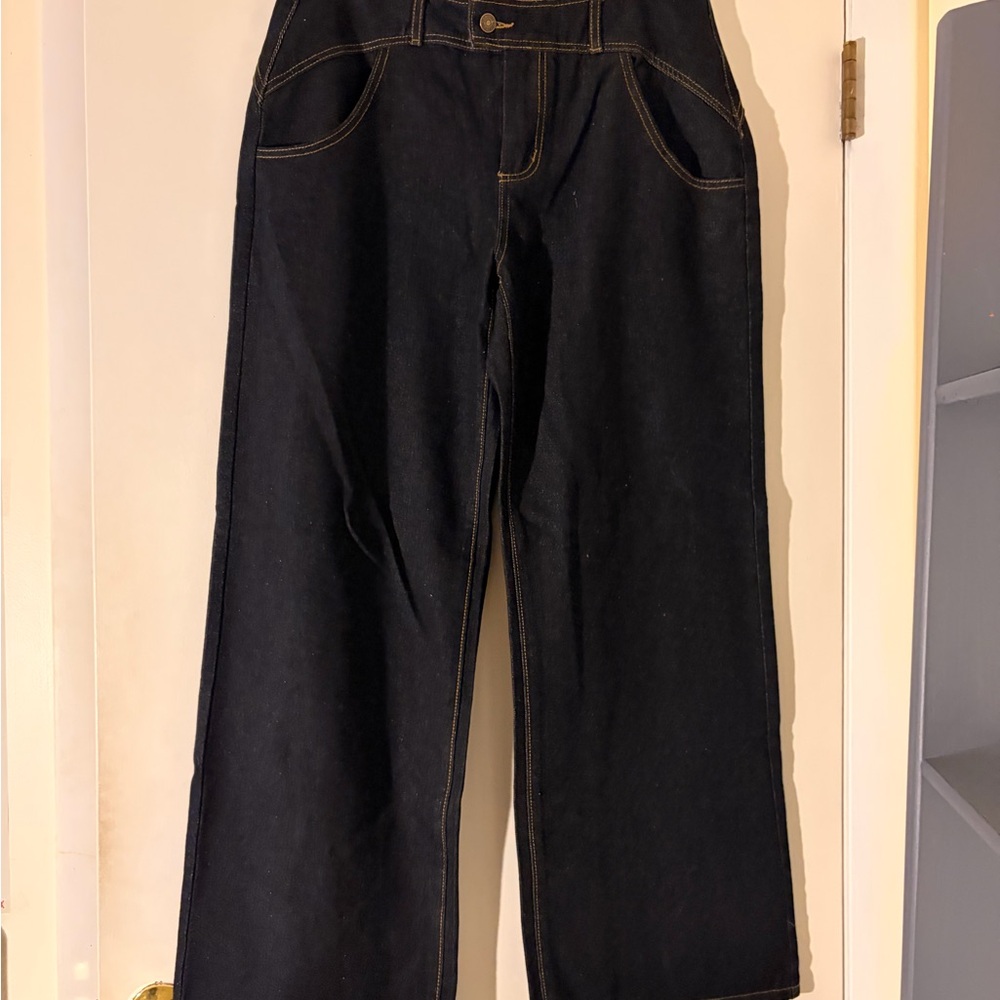 Edikted Western Low Rise Wide Leg Jeans - image 1